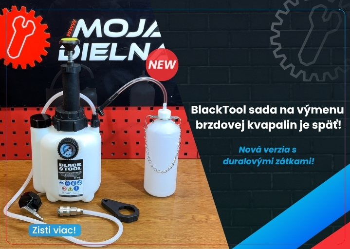 Premium BlackTool Sada na výmenu brzdovej kvapaliny 2,5 L Duralové zátky