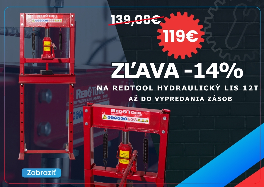 REDTOOL Hydraulický lis 12T