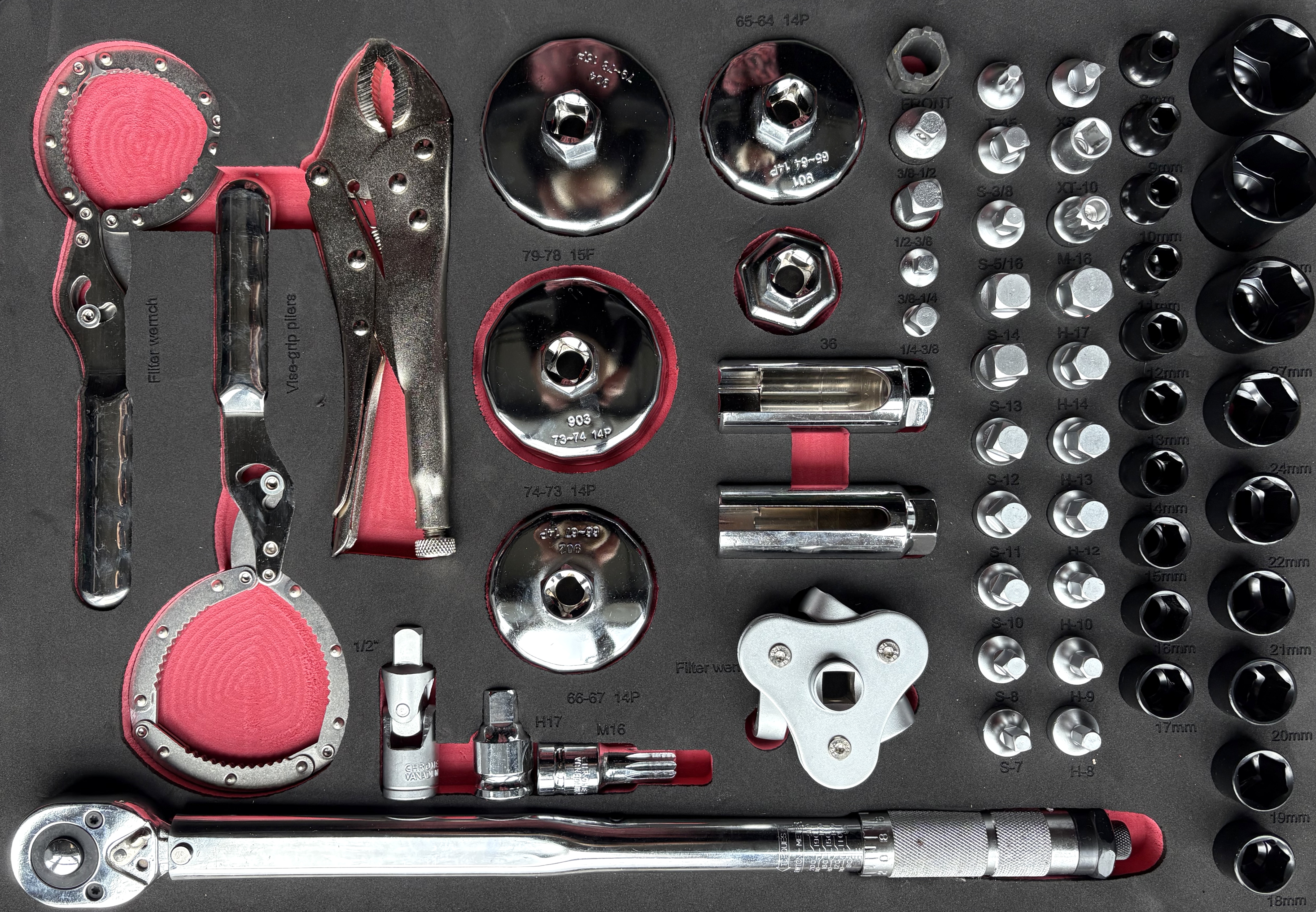 BL-5008 - Blacktool Dielenský vozík s náradím, 7 zásuviek (7)