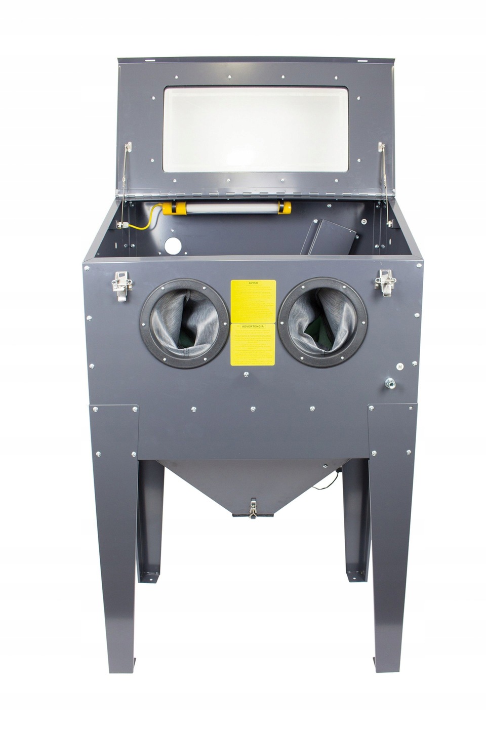 Kabínový pieskovací stroj s objemom 220 l