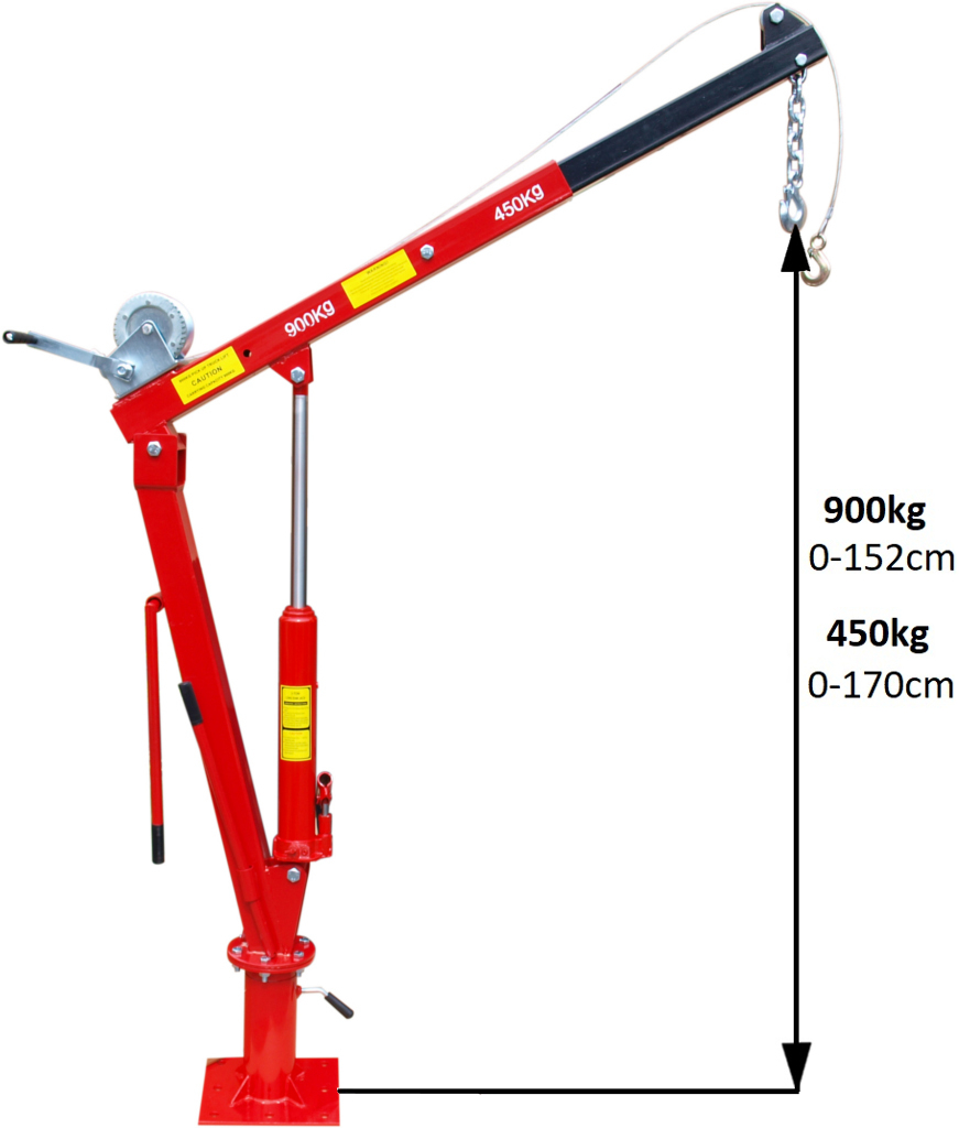 Zdvíhací žeriav 900 kg 3