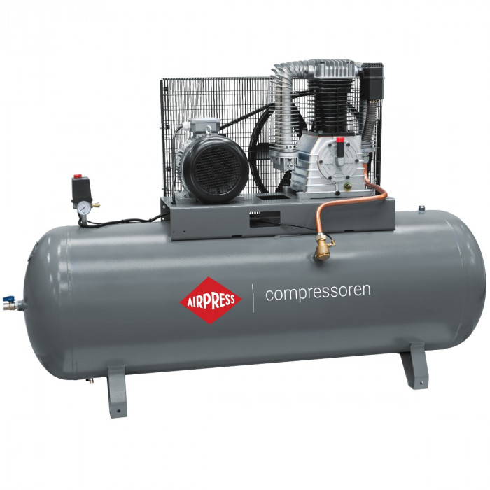 HK 1500-500 Pro 11 bar dvojpiestový kompresor 10 hp/7,5 kW 400V 747 l/min 500 l
