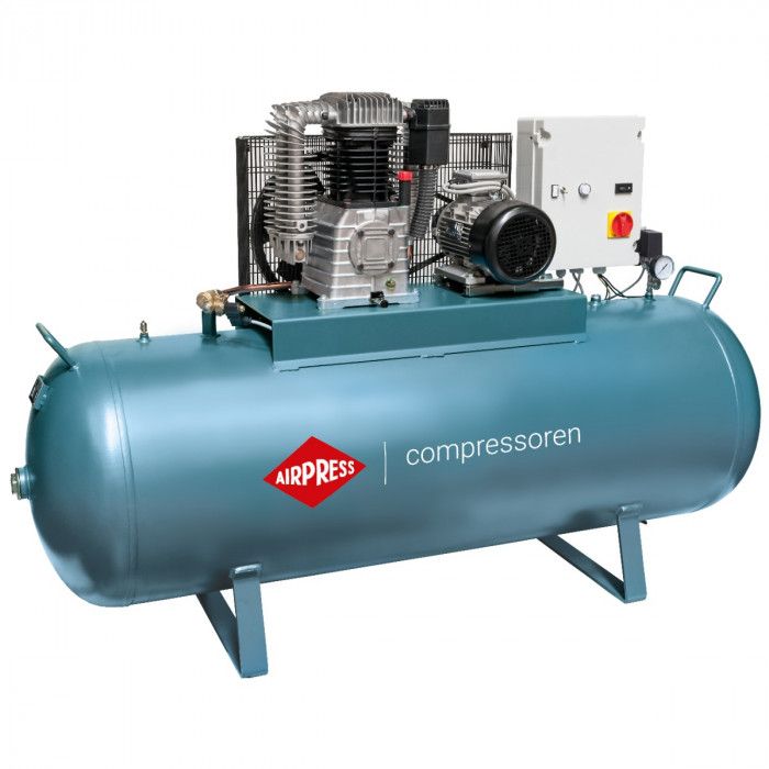 K 500-700S 14 bar dvojpiestový kompresor 5,5 hp/4 kW 400V 450 l/min 500 l