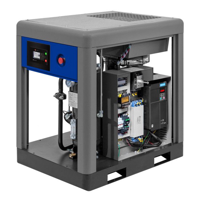 Skrutkový kompresor APS 10 IVR X G2 10 bar 10 hp/7,5 kW 380-1050 l/min