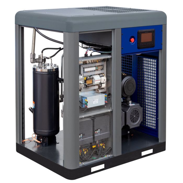 Skrutkový kompresor APS 75 2IVR X 10 bar 75 hp/52 kW 4250-11460 l/min