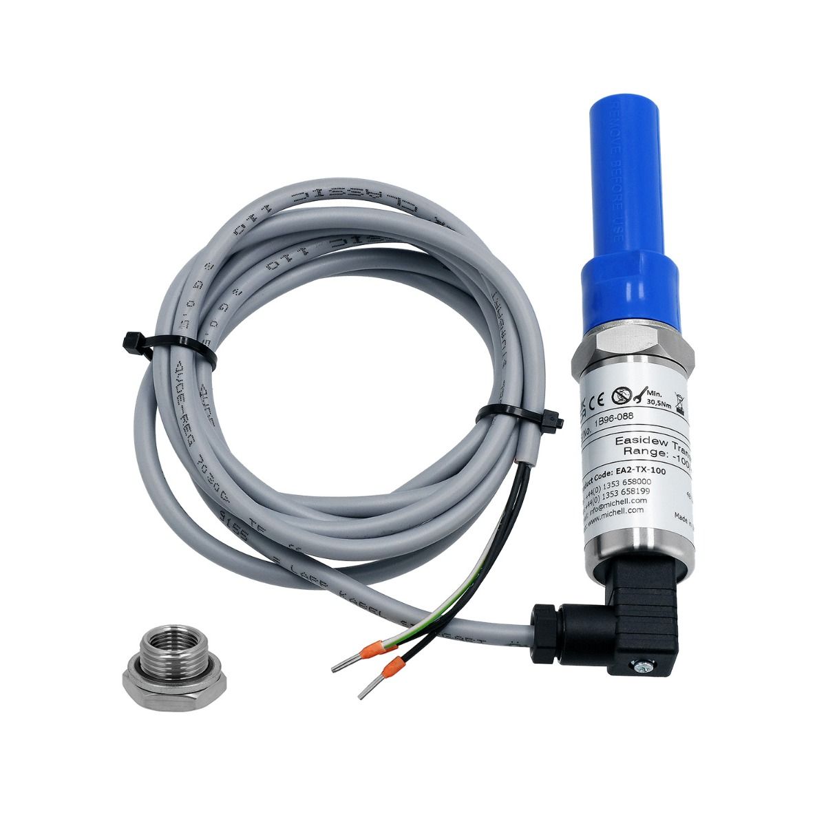 Senzor tlaku rosného bodu s montážnym príslušenstvom