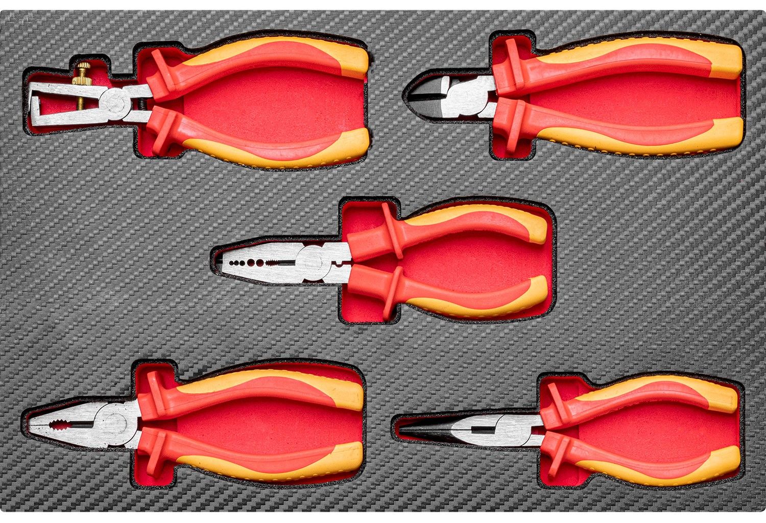 Sada elektrických klieští VDE 1000V - 5 prvkovw | Airpress Poľsko