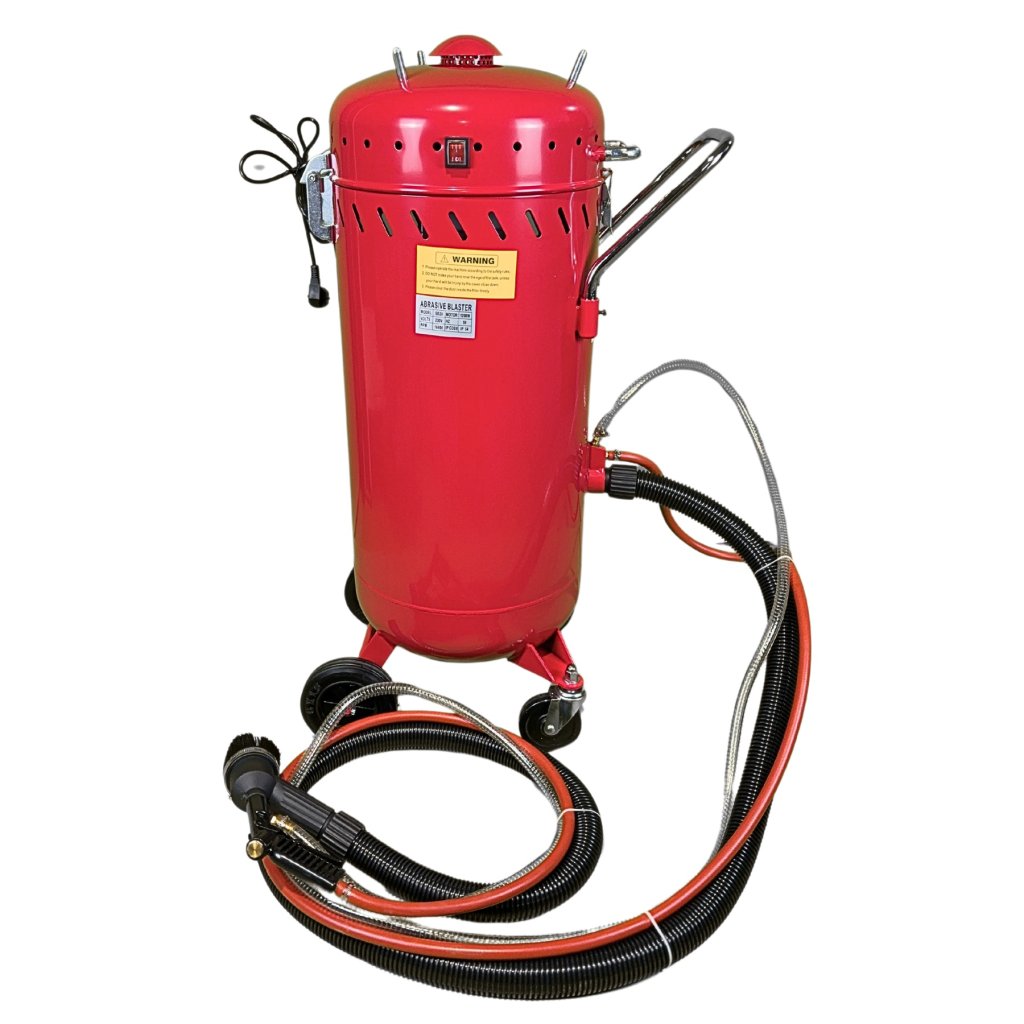 Mobilná pieskovačka, injektorová, bezprašná 105L