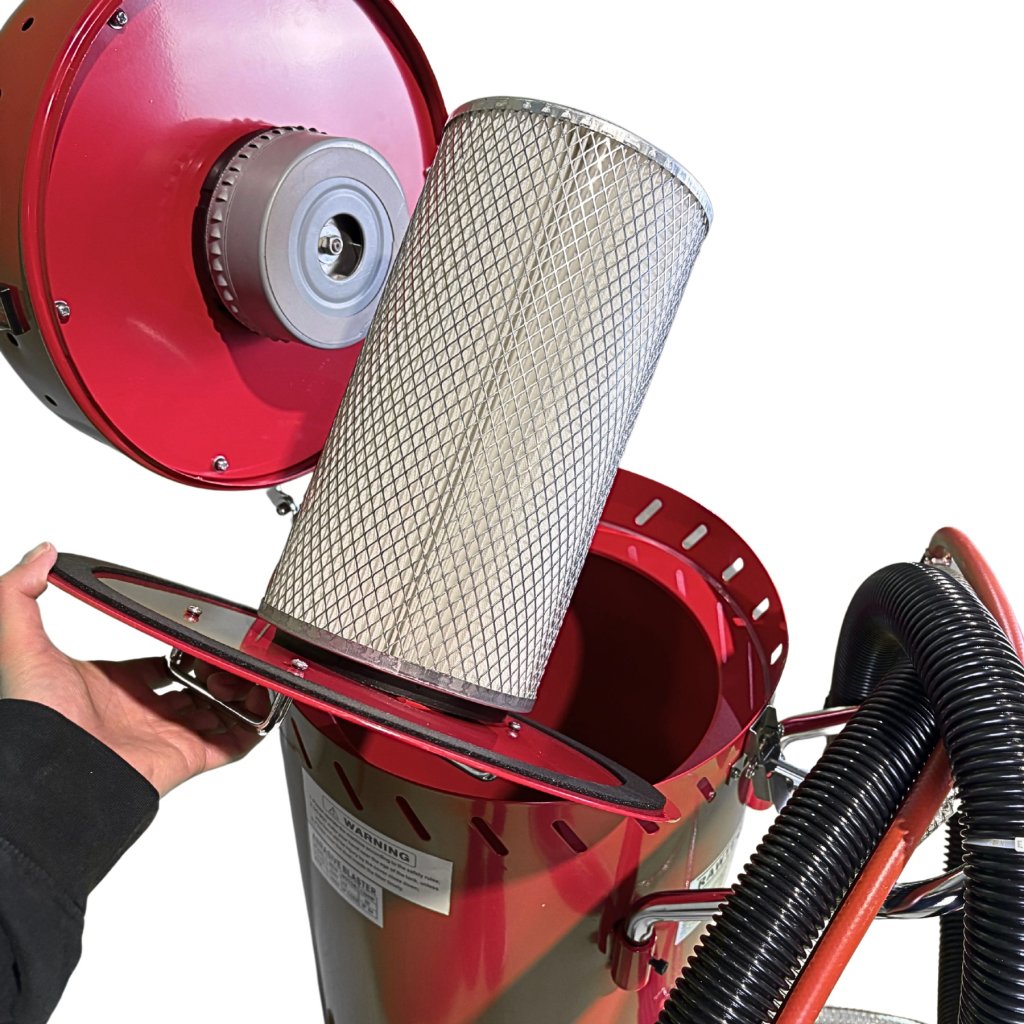 Mobilná pieskovačka, injektorová, bezprašná 105L