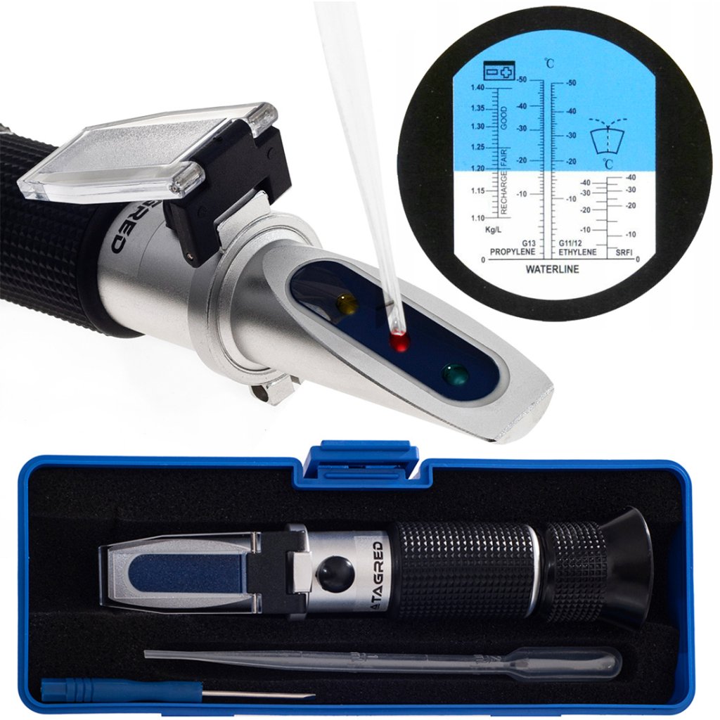 TAGRED tester chladiacej kvapaliny, refraktometer elektrolytu TA1390