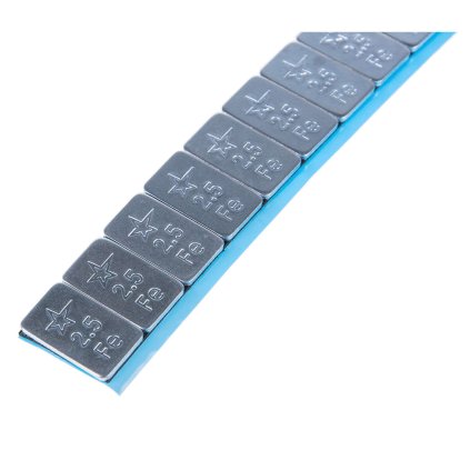 Ploché Lepené závažia pre hlinikové disky 12 x 2,5 g