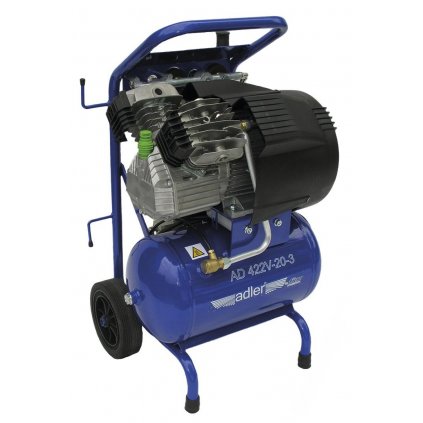 141520 adler olejovy kompresor dvojvalcovy ad 422v 20 3 20l 10 bar