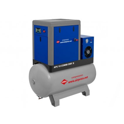 141817 skrutkovy kompresor aps 10 combi dry x 10 bar 10 km 920 l min 500 l airpress