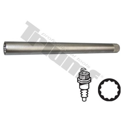 Hlavica na zapaľovacie sviečky 3/8" vstup, 12-hran 16x250mm null TRIUMF T30956