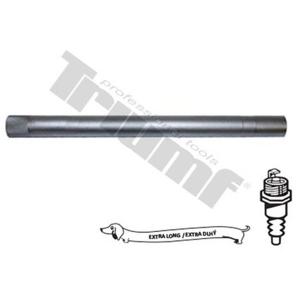 Nástrčná hlavica na zapaľovacie sviečky 3/8", 14 mm, extra dlhá, CRV, TRIUMF