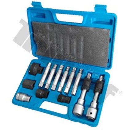 Sada 1/2" nadstavcov a bitov pre montáž a demontáž alternátorov. TRIUMF T12114