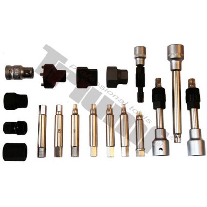 Sada 1/2" nástavcov a bitov na alternátory, 18 - dielna TRIUMF T26141