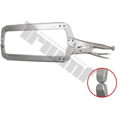 Samosverné "C" kliešte veľké 460 mm , s naklápacimi plôškami TRIUMF T3430