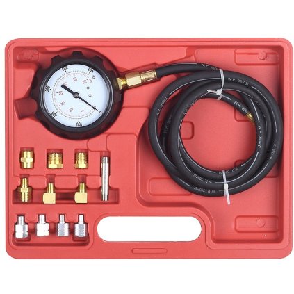 Tlakový tester oleja 300 PSI s 11 adaptérmi
