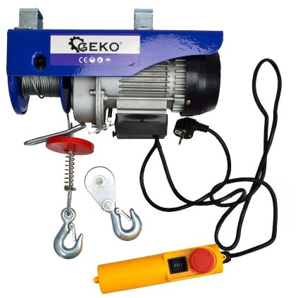 Elektrický lanový naviják Výkon 600 W Nosnosť 300 kg Lano 12 m G01087