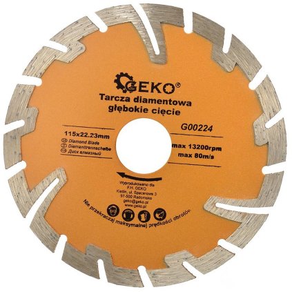 Kotúč diam.115mm hlboké zárezy G00224