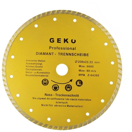 Kotúč diam.230mm turbo GEKO PROFI G00264