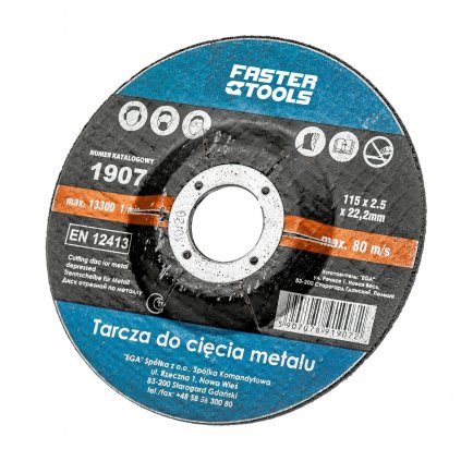 Rezací kotúč na kov 115 x 2,5 mm