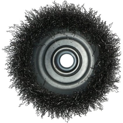 Kotúčová drôtená kefa oceľová, závit M14 60 mm E3507
