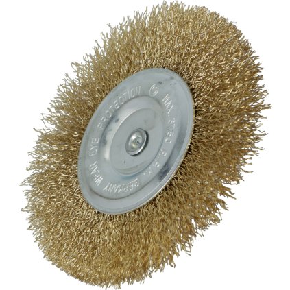 Rotačná kefa na stopke Mosadzná Veľkosť: 100 mm E1695