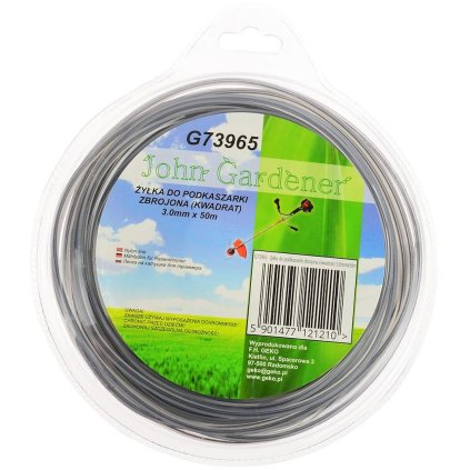 Žacie lanko pre krovinorez 3,0 mm x 50 m HRANATÉ