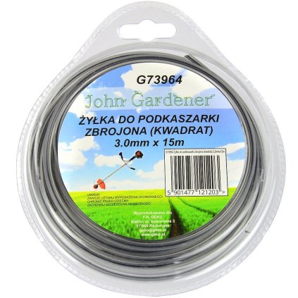 Žacie lanko pre krovinorez 3,0 mm x 15 m HRANATÉ G73964