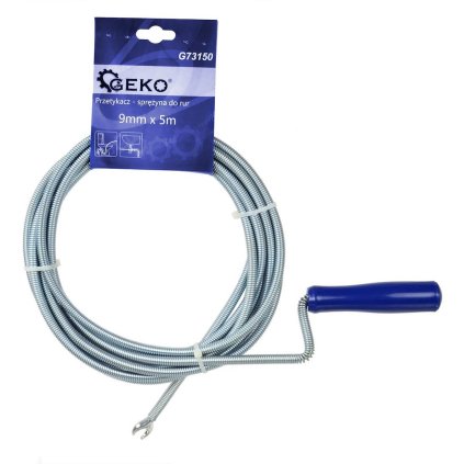 Krtko Flexibilná špirála na čistenie potrubia 9 mm x 5 m GEKO G73150