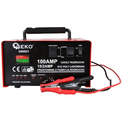 Nabíjačka s funkciou štartu 100A 6/12V GEKO G80021
