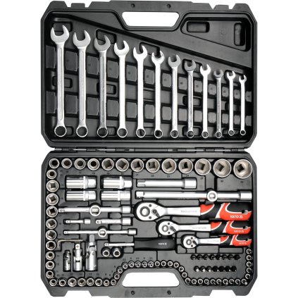 Gola sada 111ks. 1/2", 3/8", 1/4" YATO YT-38831