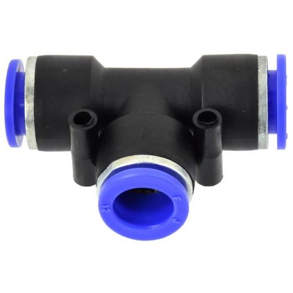 Pneumatická nástrčná spojka PU/PE typ T fi 6mm G03041