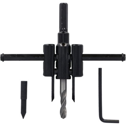 FASTER TOOLS Nastaviteľný vykružovací vrták do dreva 30 - 120 mm E1157