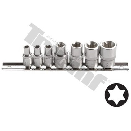 Sada hlavic E profil , 1/4" a 3/8" na koľajnici TRIUMF T2765