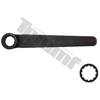 Kľúč úderový očkový, kovaný, ručný, 19 mm TRIUMF T25137