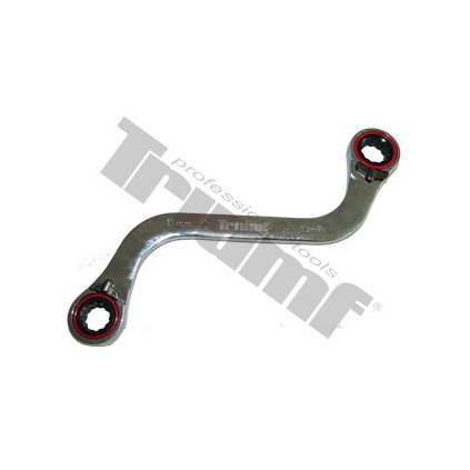 Kľúč račňový S-tvar, 19 x 22 mm TRIUMF