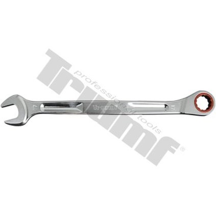 Kľúč očkoplochý račňový, 72 zubový, CRV satin , profi, 17 mm TRIUMF