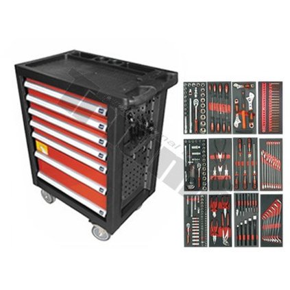 Triumf Dielenský vozík s náradím 180 ks 7 zásuviek T33671