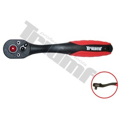 Račňa 72 zubová vyhnutá, 2-komponentná celopoplastovaná. 1/2" TRIUMF T243