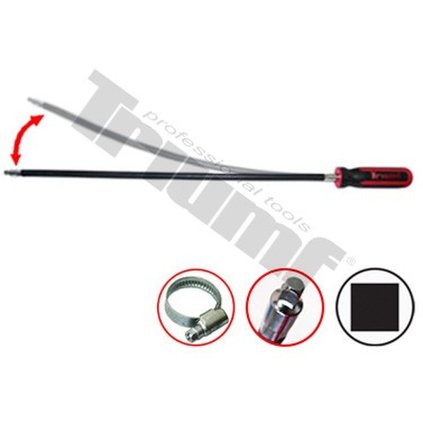 flexibilný skrutkovač s 1/4" vonk. 4-hr., extra dlhý 500 mm  TRIUMF