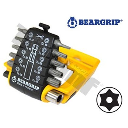 Sada bitov Torx + magnetický držiak"ClipPac" 11 - dielna TRIUMF T31274