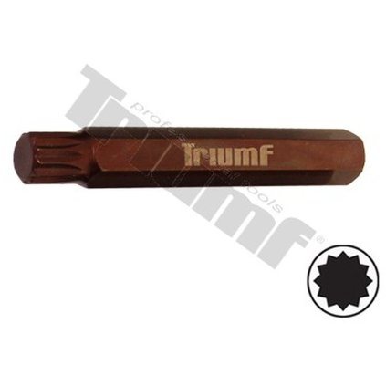 Bit XZN tisíchran, 10 mm driek, dĺžka 75 mm M14 TRIUMF T2250