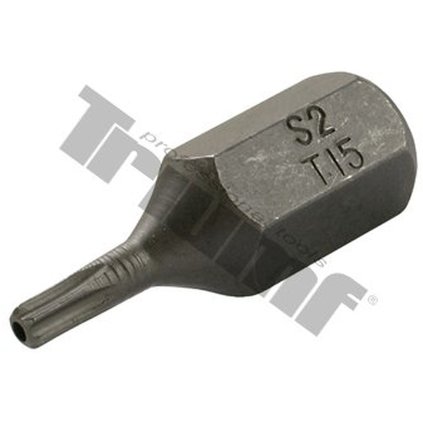 Bit Torx vŕtaný, 10 mm driek, dĺžka 30 mm T15 TRIUMF T659