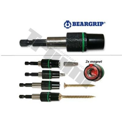Magnetický držiak bitov 1/4"x 65 mm s funckiou držania skrutky,  TRIUMF T11230
