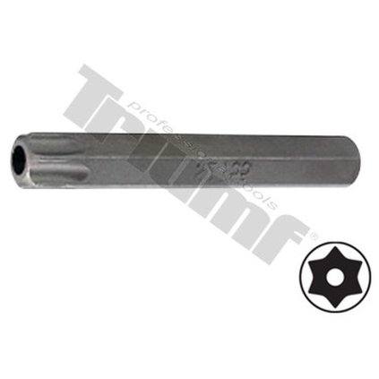 Bit Torx vŕtaný, 10 mm driek, dĺžka 75 mm T27 TRIUMF T672