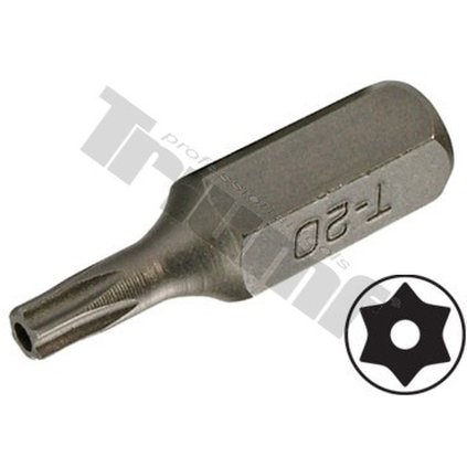 Bit Torx vŕtaný, 8 mm (5/16") driek, dĺžka 30 mm T20 TRIUMF T627