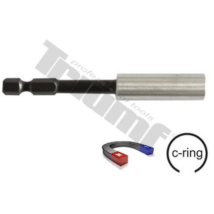magnetický držiak bitov úderový 1/4", dĺžka 80mm TRIUMF